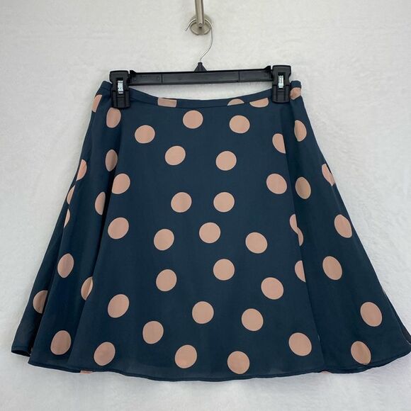 Ann Taylor Loft Polka Dot Skater Skirt - Picture 1 of 5